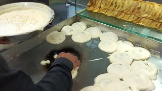 Pakistani Street Food  - Karachi Street Food - Fastest Bun kabab Making Human machine