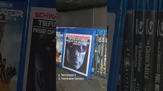 Ranking Terminator Franchise 1-5 #terminator #movies #bluray #film #shorts #like #subscribe #short