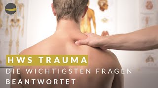 Was tun bei einem HWS Trauma? Wir klären die wichtigsten Fragen.