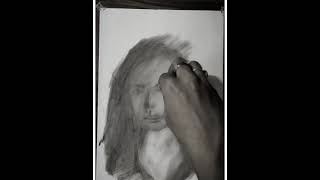 Charcoal Portrait Drawing | How to Draw using Willows Charcoal