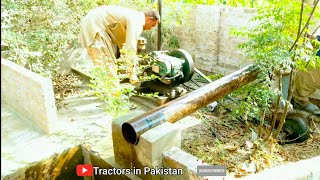 Peter Diesel engine startup tube well system in village | Agriculture system