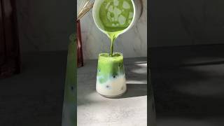 Protein matcha latte #matcha #matchalatte #proteindrink #protein #matchapowder #icedmatchalatte