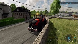 Buying used Fendt/placing stone wall/continue camping project |Public Work |Fs22 |Ps4