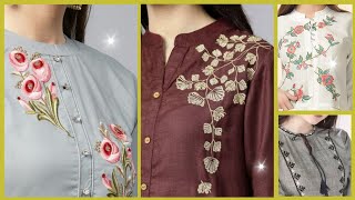 Neck Design Ideas For Girls 2023 | Machine Embroidery Neck Designs | Fashion Mall.