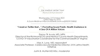 I read on Twitter that...”, Danny TK Avula, MD, MPH