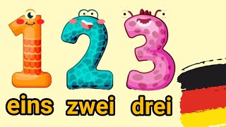 Learn German for kids-Numbers|GERMAN Numbers Song1-20🎵easy german|آموزش اعداد به زبان آلمانی| آلمانی