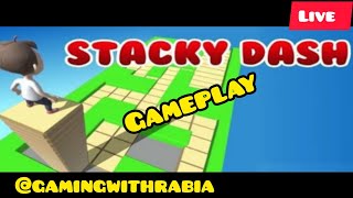 Stacky dash game/all levels  live gameplay walkthrough