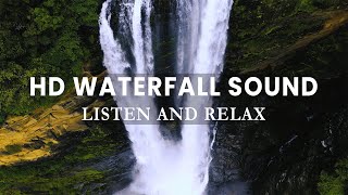 Soothing Waters Music: HD Waterfall Sounds with Relaxing Nature Music