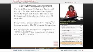 “The Joule Thompson Experiment” | Physical Chemistry with Educator.com