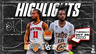 Cleveland Cavaliers vs New York Knicks Full Game Highlights - October 28, 2024 | 2024-25 NBA Season