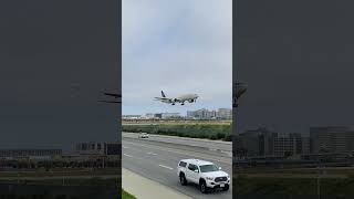 Saudia Boeing 777-368(ER) landing at Los Angeles International Airport from Jeddah