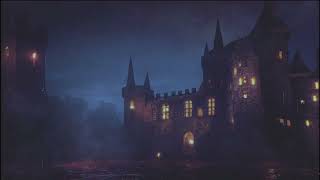 Vampire Castle Ambience: Bat sounds, Dark Rainy Night, Thunder, Lighting, and Fog