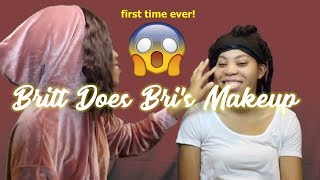 MY TWIN DOES MY MAKEUP FOR THE FIRST TIME!!! | Britt Does Bri's Makeup