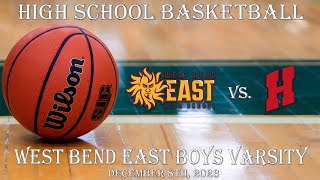 West Bend East Boys v Homestead Basketball - December 08, 2023