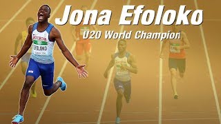 Jona Efoloko ● U20 World Champion - Sprinting Montage