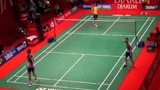 R16   XD   Zhang N   Zhao Y L  vs SHIN B C   JANG Y N    2013 Indonesia Open