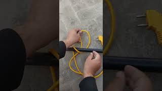 How to unwind kniked wire