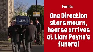 One Direction stars mourn, hearse arrives at Liam Payne's funeral