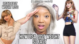 EATING like KPOP BLACKPINK LISA'S WEIGHT LOSS DIET - Here's how she lost weight