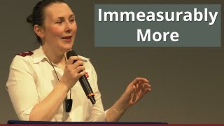 Worship & message | Immeasurably More - Char Whybrow