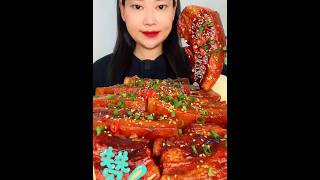 Pork Belly Paradise: Tantalizing ASMR and Spicy Flavors #mukbang