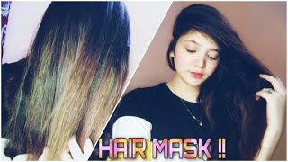 How To Make Hair Mask For Damaged Hairs At Home | Easy Steps | Best Homemade DIY