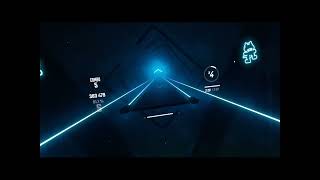 I'm banned in Gorilla tag, so I tried Beat Saber...