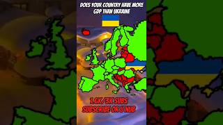 Does your country have more gdp than Ukraine? #shorts #country #mapping