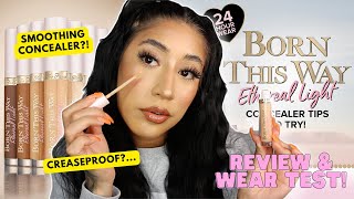 *NEW* TOO FACED BORN THIS WAY ETHEREAL LIGHT CONCEALER 👀  *REVIEW AND WEAR TEST 🧐*