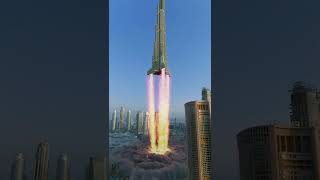 missile rocket Burj Khalifa