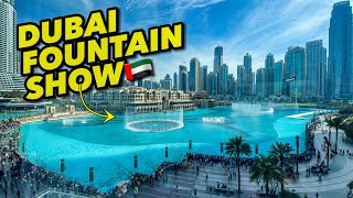 Amazing Dubai Fountain Show 2023 | 4K