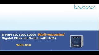 WGS-810 Industrial  Wall-mounted Gigabit Ethernet Switch