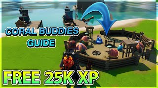 FREE 25K XP - Coral Buddies Guide - Fortnite Chapter 2 Season 3