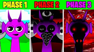 Phase 3 VS Phase 2 VS Phase 1 in Incredibox Sprunki