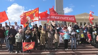 Автопробег в Уральске в честь  9 мая, Дня Победы!