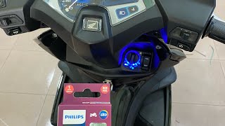 Cực Phẩm AIR BLADE THÁI 110 Biển Số Tứ Quý 2 Gắn SMARTKEY Honda , Đèn Led Philip Chính Hãng