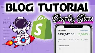 How To Start A Blog For Shopify | Shopify Blog Tutorial