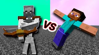 The Boss Vs. Mutant Skeleton in Minecraft