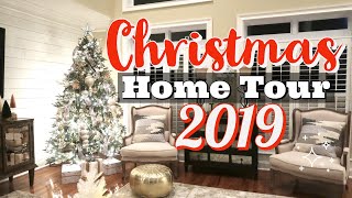 CHRISTMAS HOME TOUR 2019 // FARMHOUSE CHRISTMAS DECOR // RELAXING HOLIDAY HOME TOUR 🎄