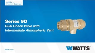 Watts Australia: Series 9D Backflow Preventer