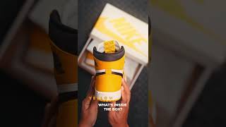 📦✨ Unboxing alert! Peek inside the magic box of the Air Jordan 1 High OG “Yellow Ochre” l! 🚀👀