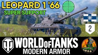 LEOPARD 1 '66 II Super Support! II Guide & Review II Era 2 Medium II WoT Console II Awakened Season