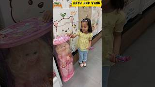 Mini Vlog 368 - Vanu Ki Doll 👧🏻🥰😍  #aayuandvanu #shorts #youtubeshorts #viral #kids #kidsvideo