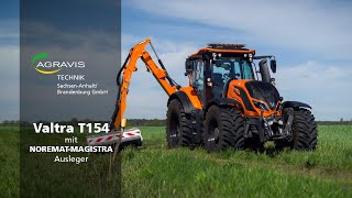 Valtra T154 mit Noremat-MAGISTRA Ausleger