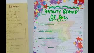 Biology Sikkim project | Class 12th | Types of soil in Sikkim