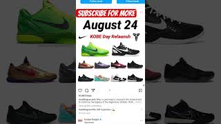 KOBE DAY RELAUNCH #nike #kobebryant #jumpman23 #nikeshoes #nikesneakers