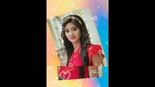 Shivangi🥰 joshi red❤ dress👗 collection💥 please like 👍share subscribe😁 my channel 🥰