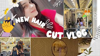 Getting a new haircut 💇‍♀️|| MY FIRST VLOG 🤭💜||