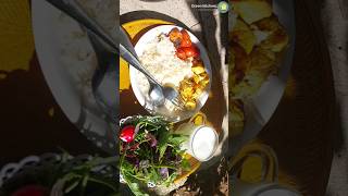 Saffron Chicken Kebab with Persian Pilaf#food #asmr #cooking #recipe