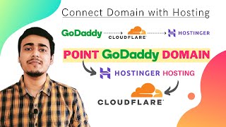 How to Point GoDaddy Domain to Hostinger Hosting using Cloudflare | Connect Domain with Hosting